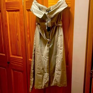 Banana Republic Strapless Belted Dress Sz 6